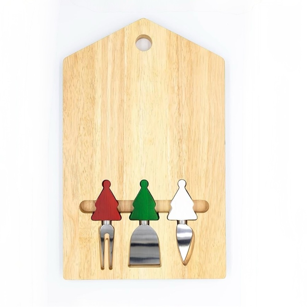 Tootles Cheese Board 4 Piece Serving Set - Picture 2 of 3